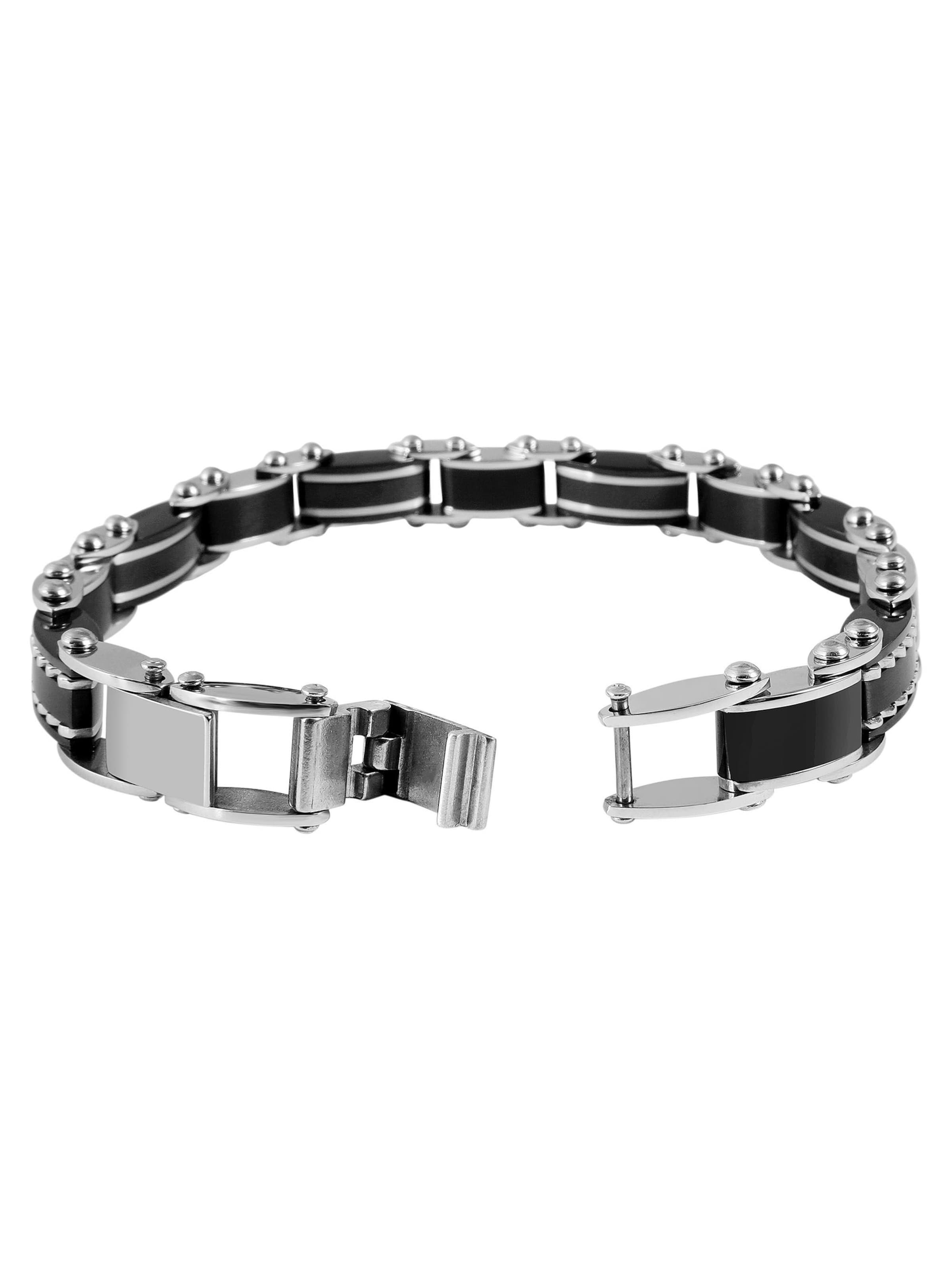 Akzent Bracelet 'Bjarne, langlebig' in Black
