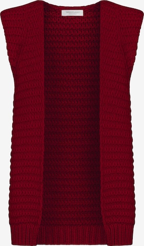 SASSYCLASSY Weste in Rot: Vorderseite
