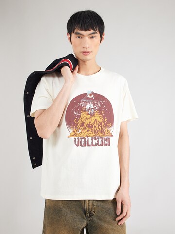 Volcom Μπλουζάκι 'FA CALLUM ROONEY' σε λευκό: μπροστά