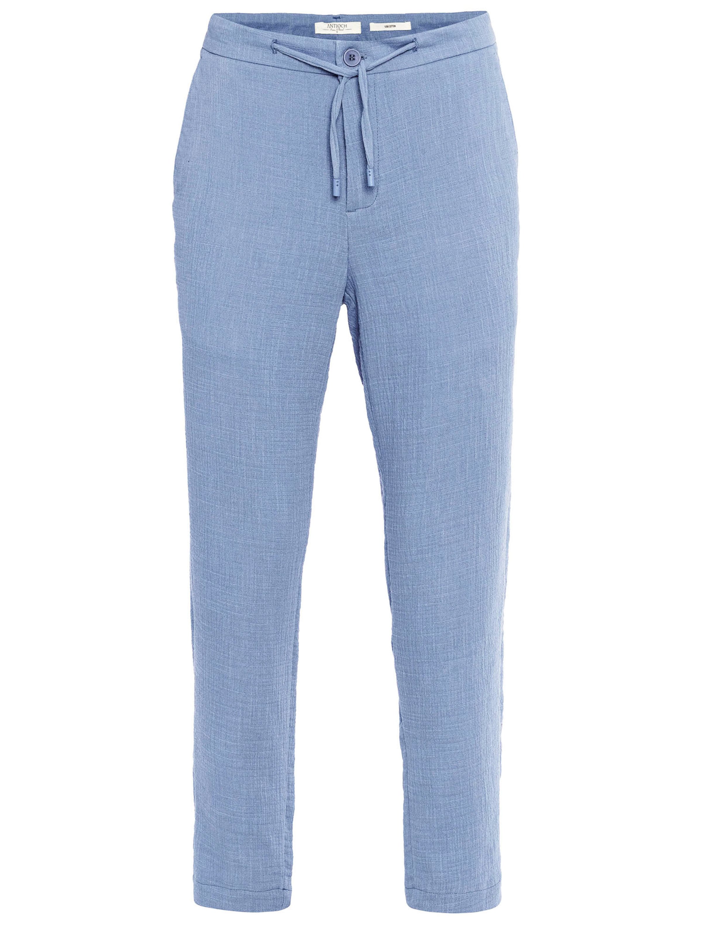 Antioch Štandardný strih Nohavice - Modrá: predná strana
