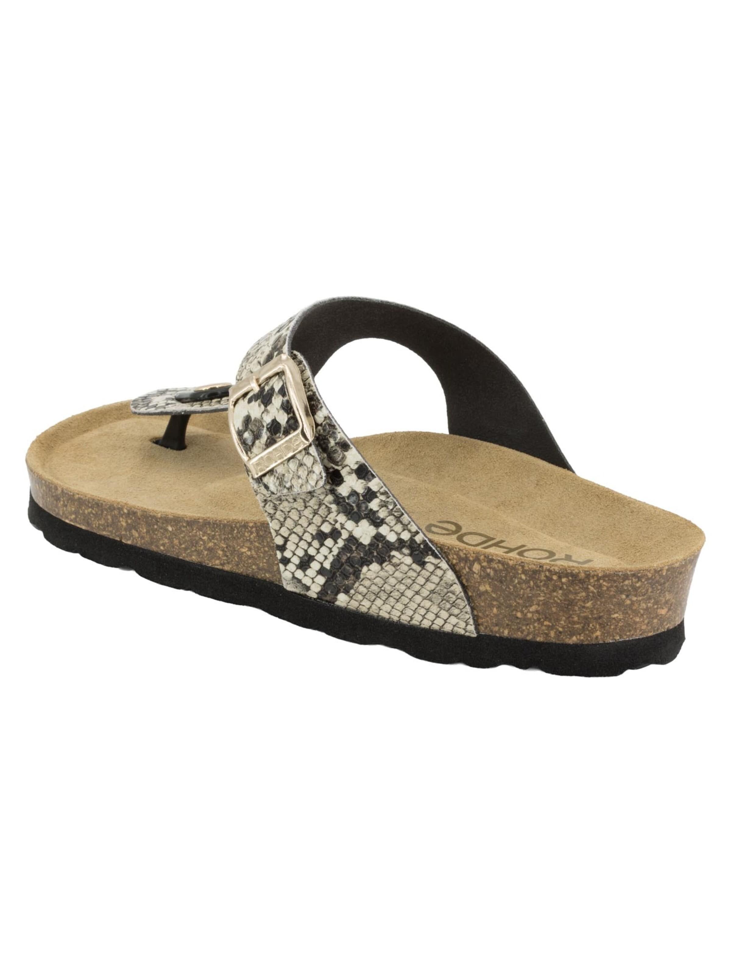ROHDE T-Bar Sandals 'Alba' in Beige