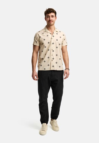 INDICODE JEANS Regular fit Overhemd 'Cotta' in Beige