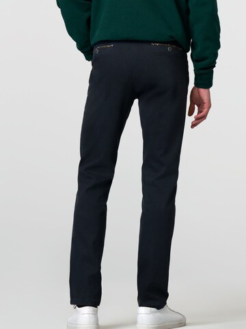 MEYER Regular Chino 'Chicago' in Blauw