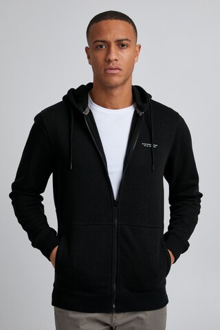 BLEND Zip-Up Hoodie 'Pepe' in Black: front