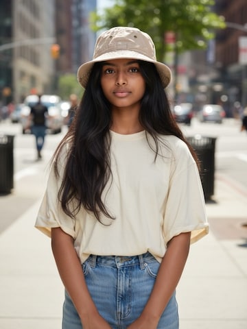 Kumixi Cap 'Fischerhut'‌‌ in Beige