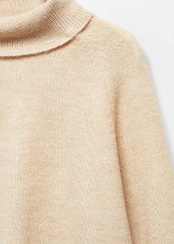 MANGO Sweater 'Cea' in Beige