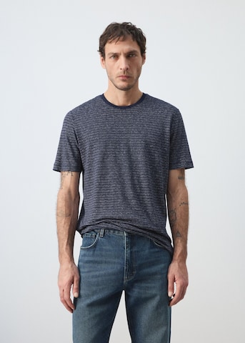 MANGO MAN T-Shirt 'Limar' in Blau: Vorderseite