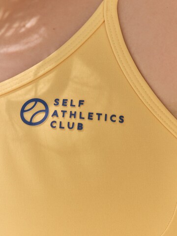 self. Bralette Sports bra in Yellow