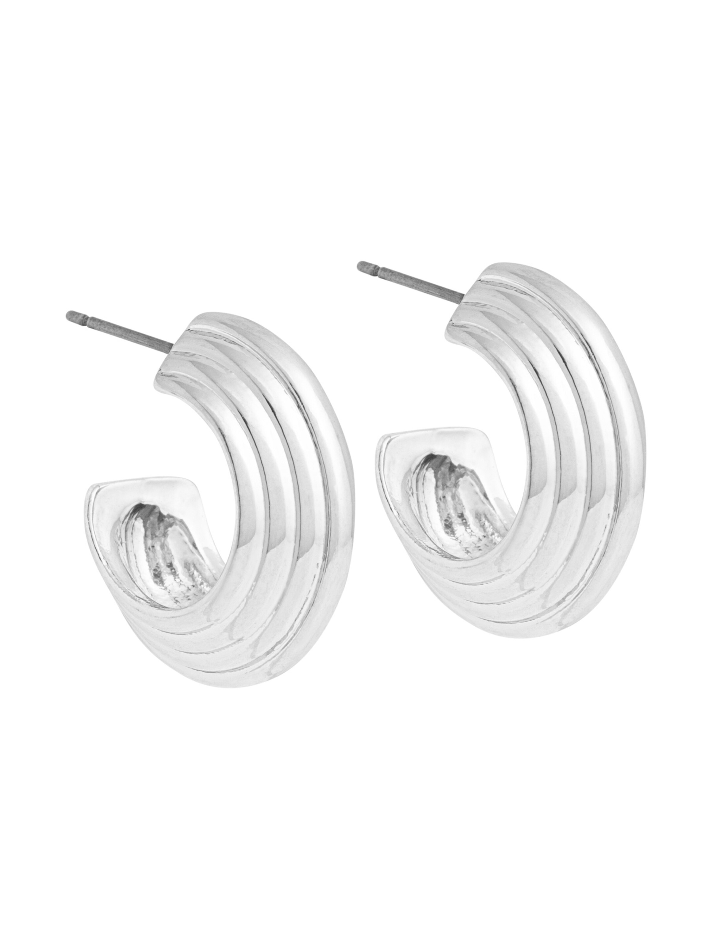 A&C Oslo – Nordic Design Jewellery Earrings 'Grace S' in Silver: front
