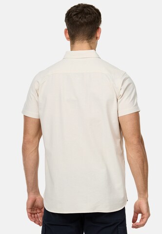 INDICODE JEANS Regular Fit Hemd 'Kenner' in Beige