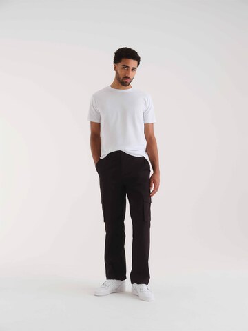 Loosefit Pantalon cargo 'Jaron' ABOUT YOU x Kevin Trapp en noir