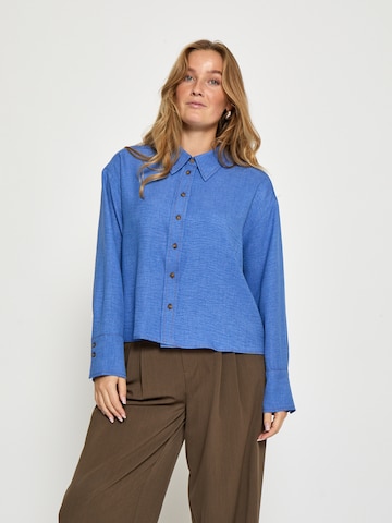 Peppercorn Shirt 'Gaby' in Blau: Vorderseite