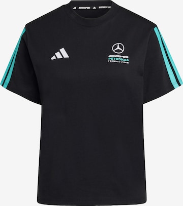 ADIDAS PERFORMANCE Toiminnallinen paita 'Mercedes-AMG Petronas Formula 1 Team DNA' värissä musta: etupuoli