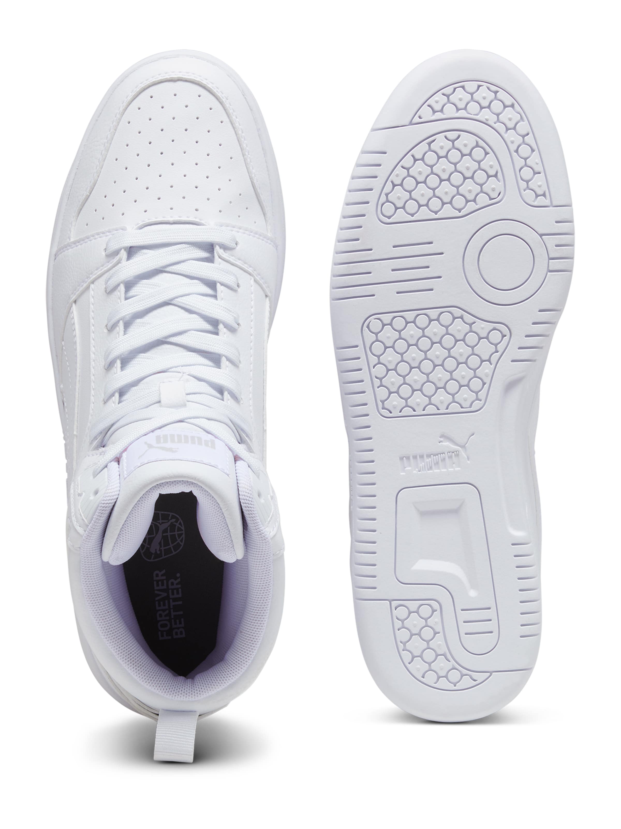 Baskets hautes 'Rebound v6' PUMA en blanc