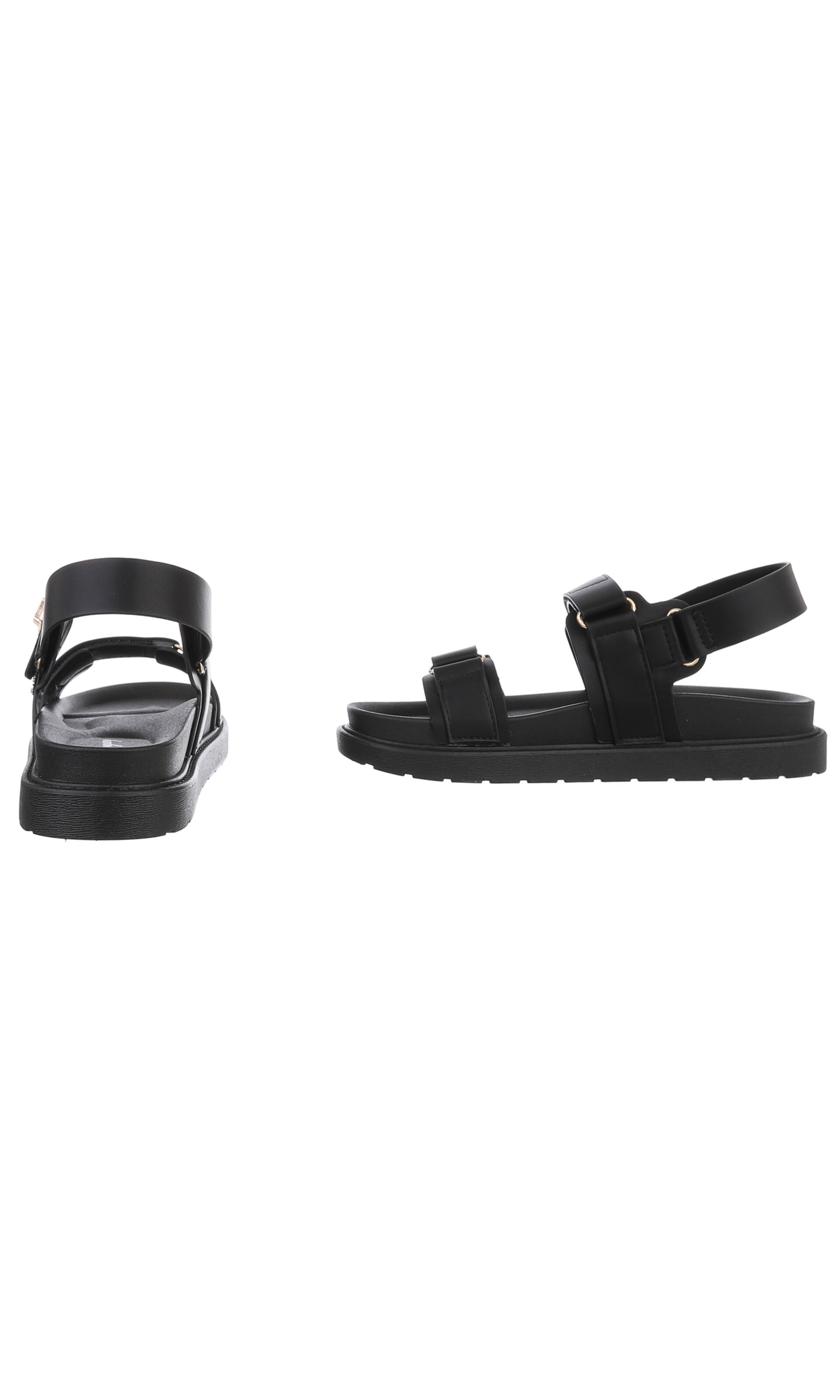Ital-Design Sandale in Schwarz