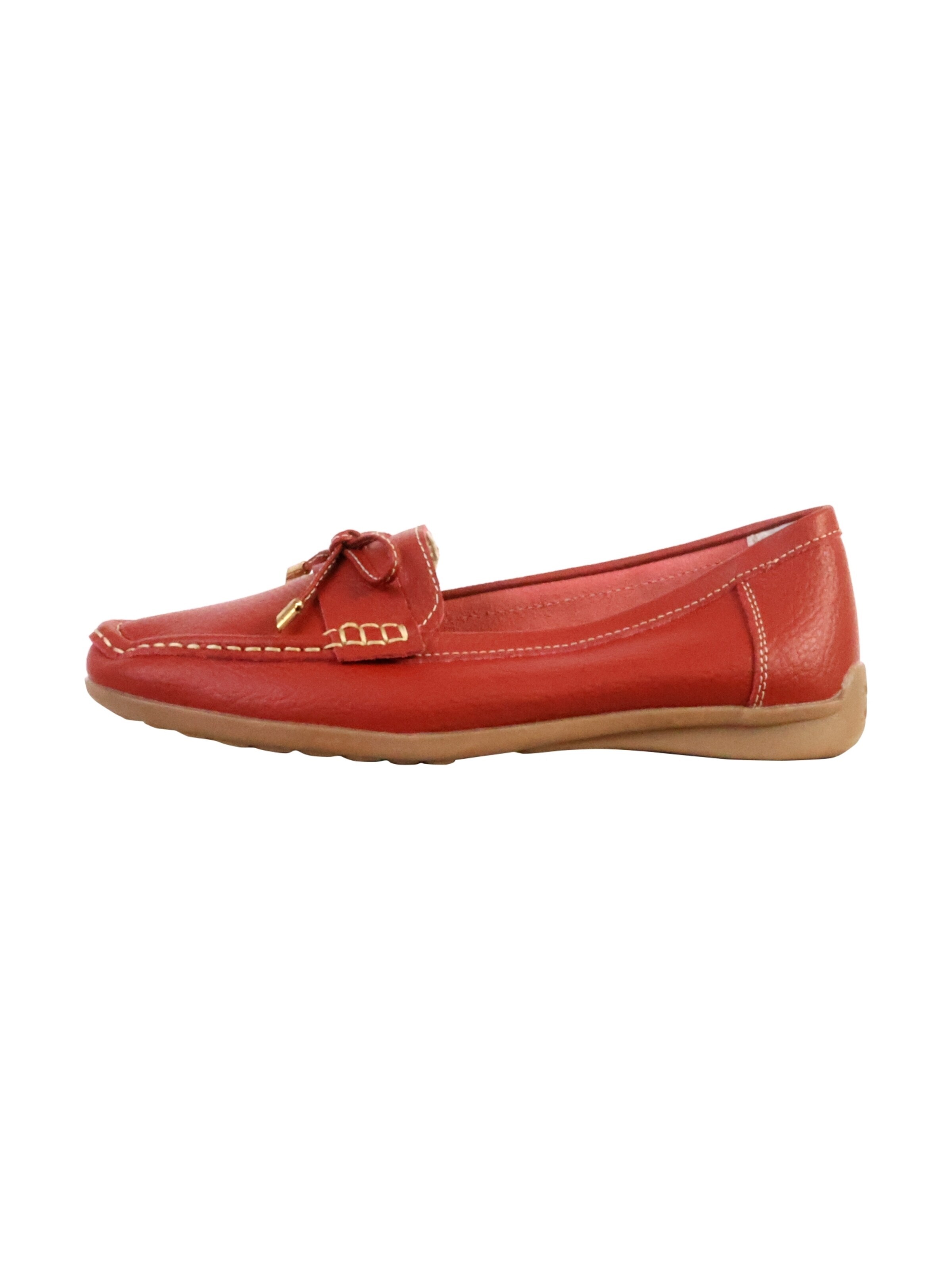 Super Mode - Zapatillas 'LBS-Ledermokassin' en rojo: frente