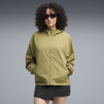 PUMA Sportjas 'Pumatech Sense' in Bruin: voorkant