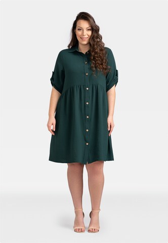 Robe-chemise ' ANKA ' Karko en vert