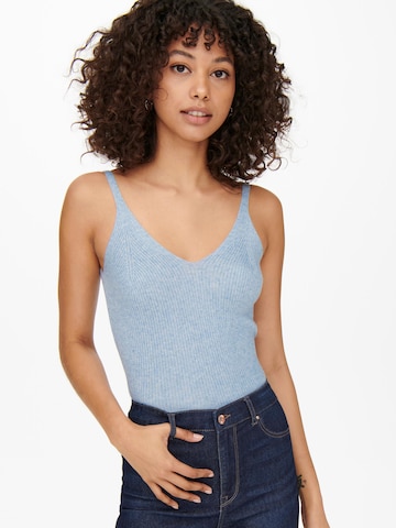 ONLY Knitted Top 'Lina' in Blue