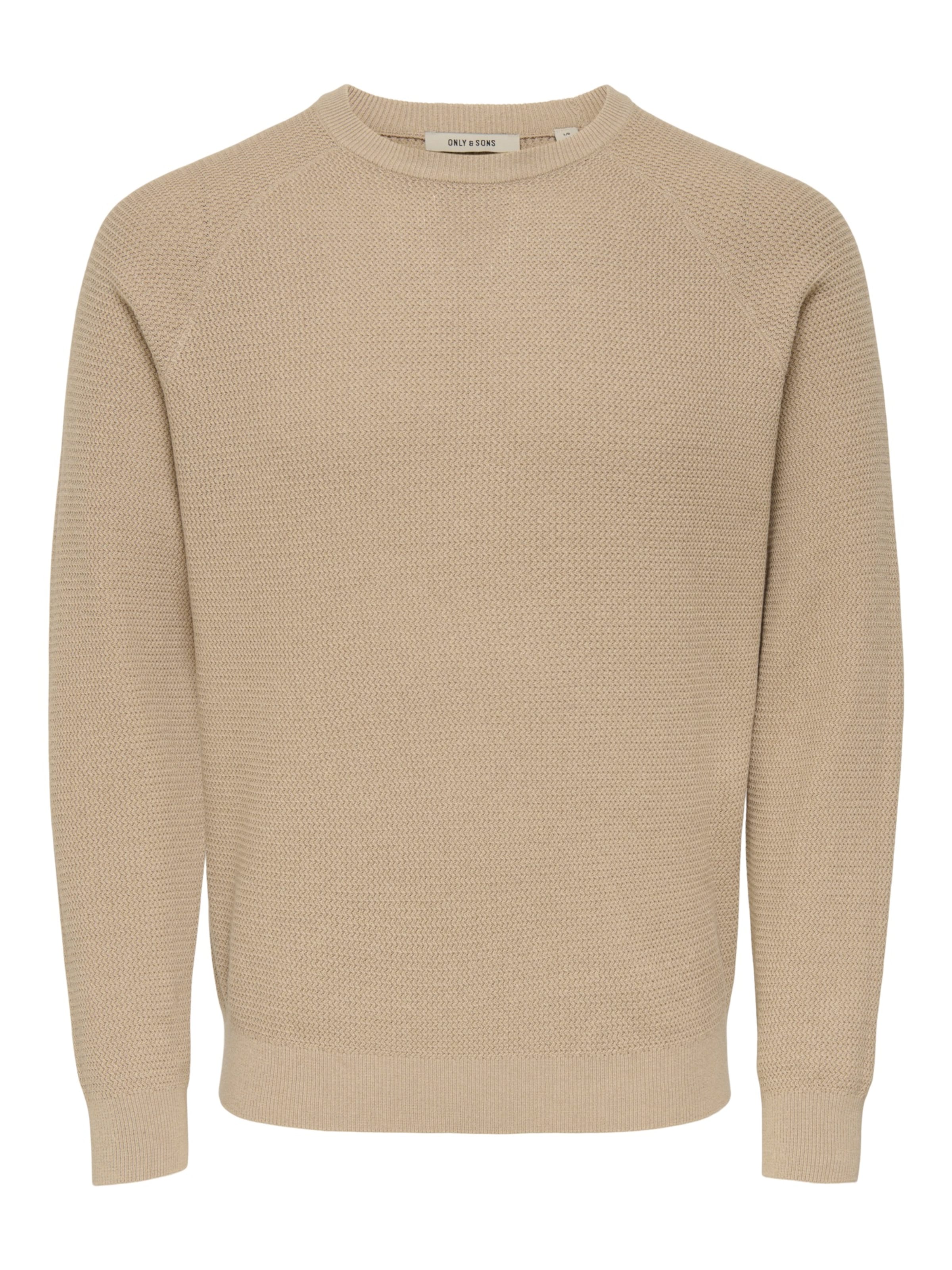 Only & Sons Pullover 'ONSHAY' in Beige: Vorderseite