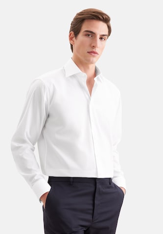 SEIDENSTICKER Regular fit Business shirt in White: front
