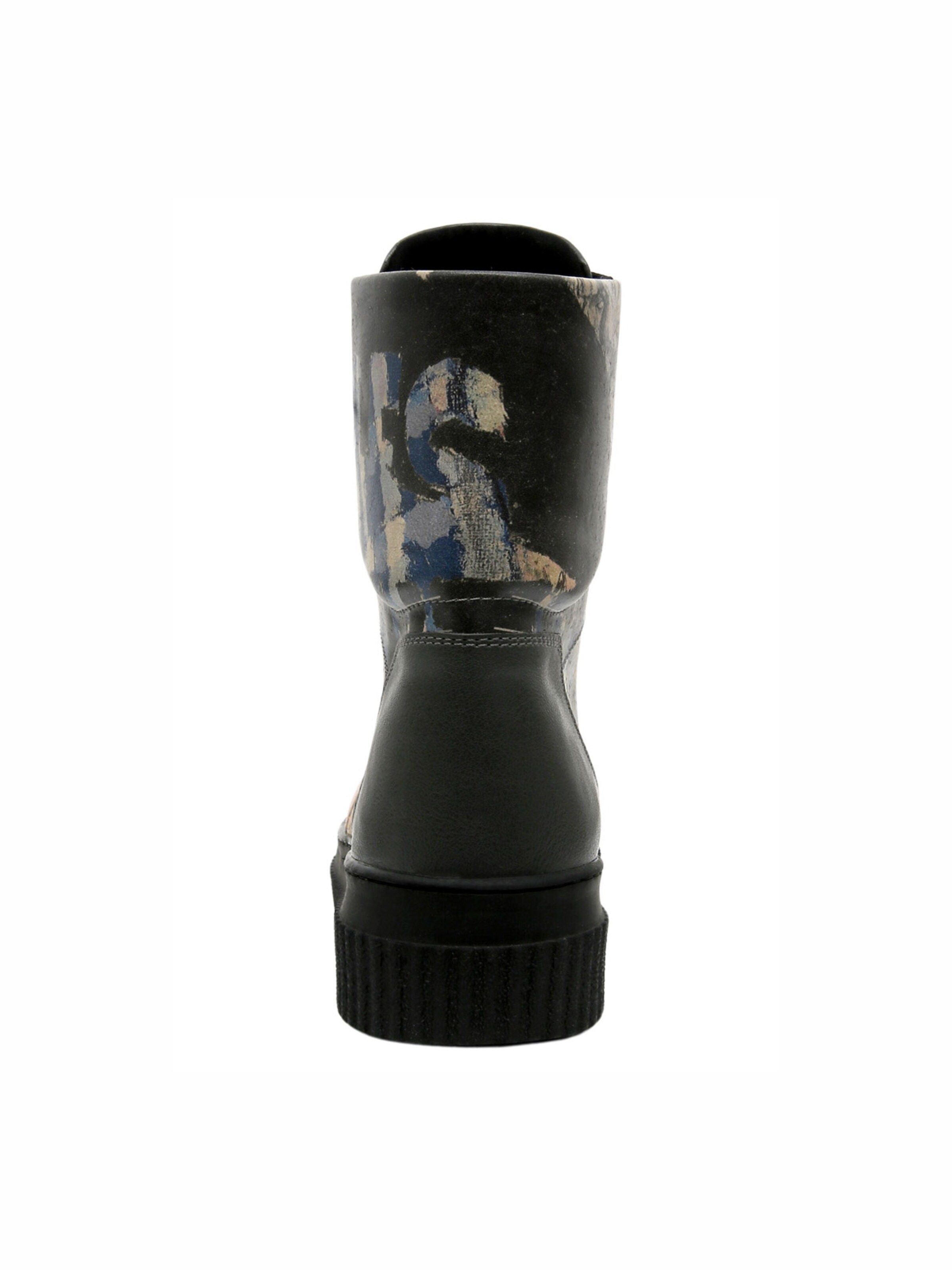 DOGO Schnürstiefel 'Les Peintres'‌‌‌‌‌‌‌ in Blau