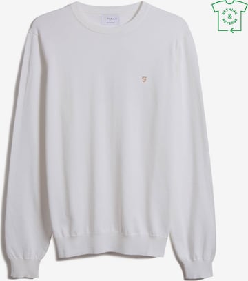 FARAH Sweater in White: front