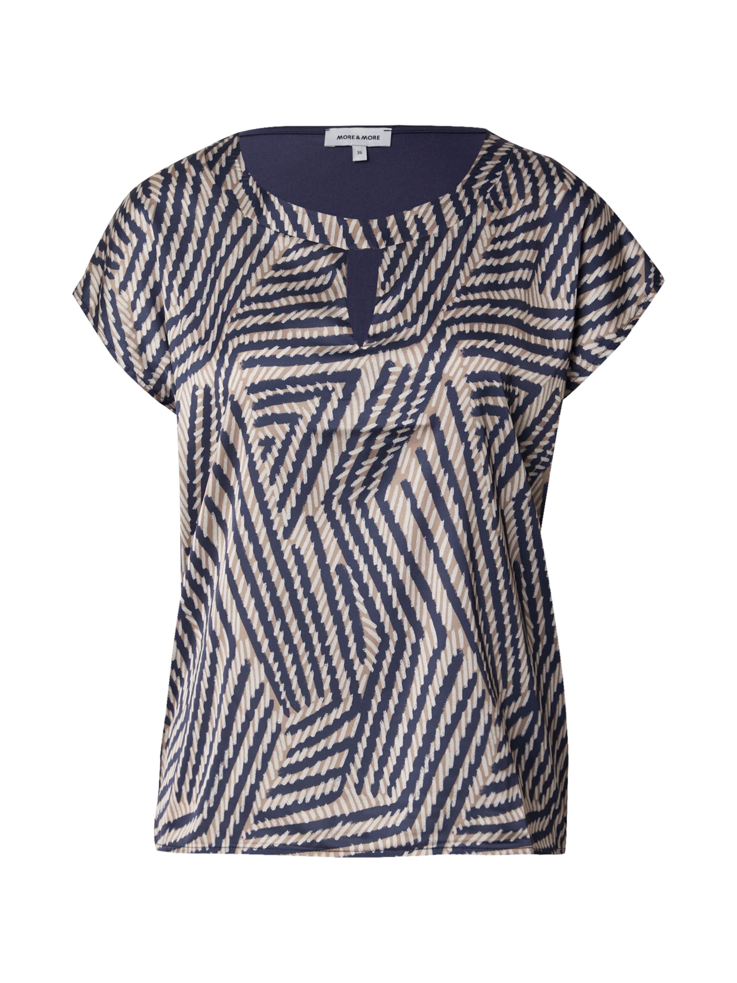 T-shirt MORE & MORE en bleu : devant