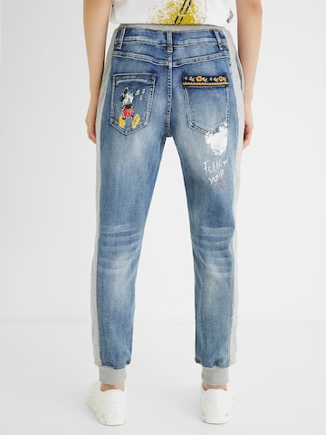 Desigual Tapered Jeans in Blauw