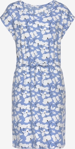 BEACH TIME Dress in Blue: front