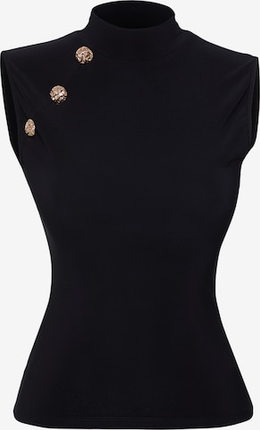 Trendyol - Top en negro: frente