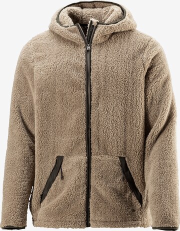 JOHN DEVIN Sweatjacke in Beige: predná strana