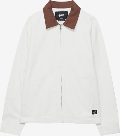 Pull&Bear Between-season jacket in Brown / White, Item view