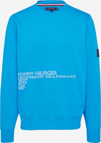 mėlyna TOMMY HILFIGER Megztinis be užsegimo: priekis