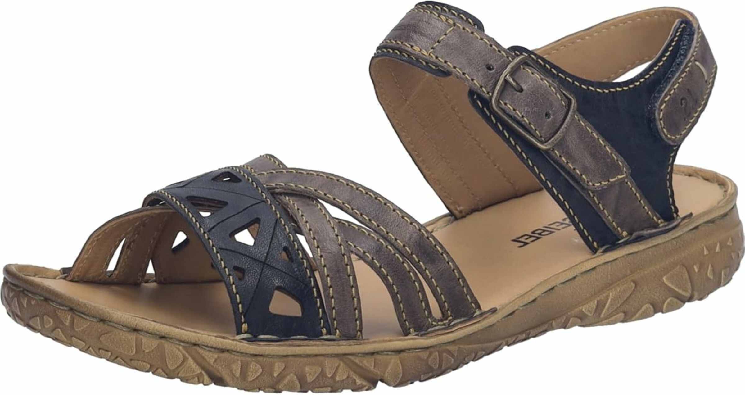 JOSEF SEIBEL Strap sandal 'Ivy 08' in Blue: front