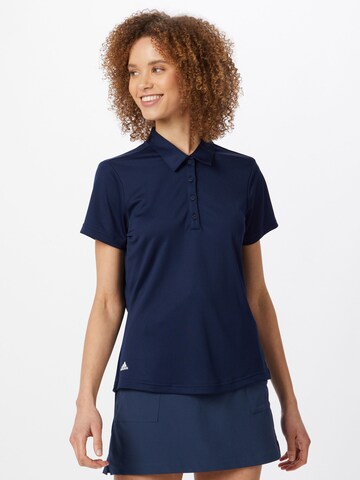 ADIDAS GOLF Performance Shirt in Blue: front