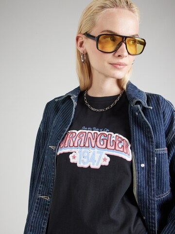 WRANGLER Póló 'REGULAR TEE' - fekete