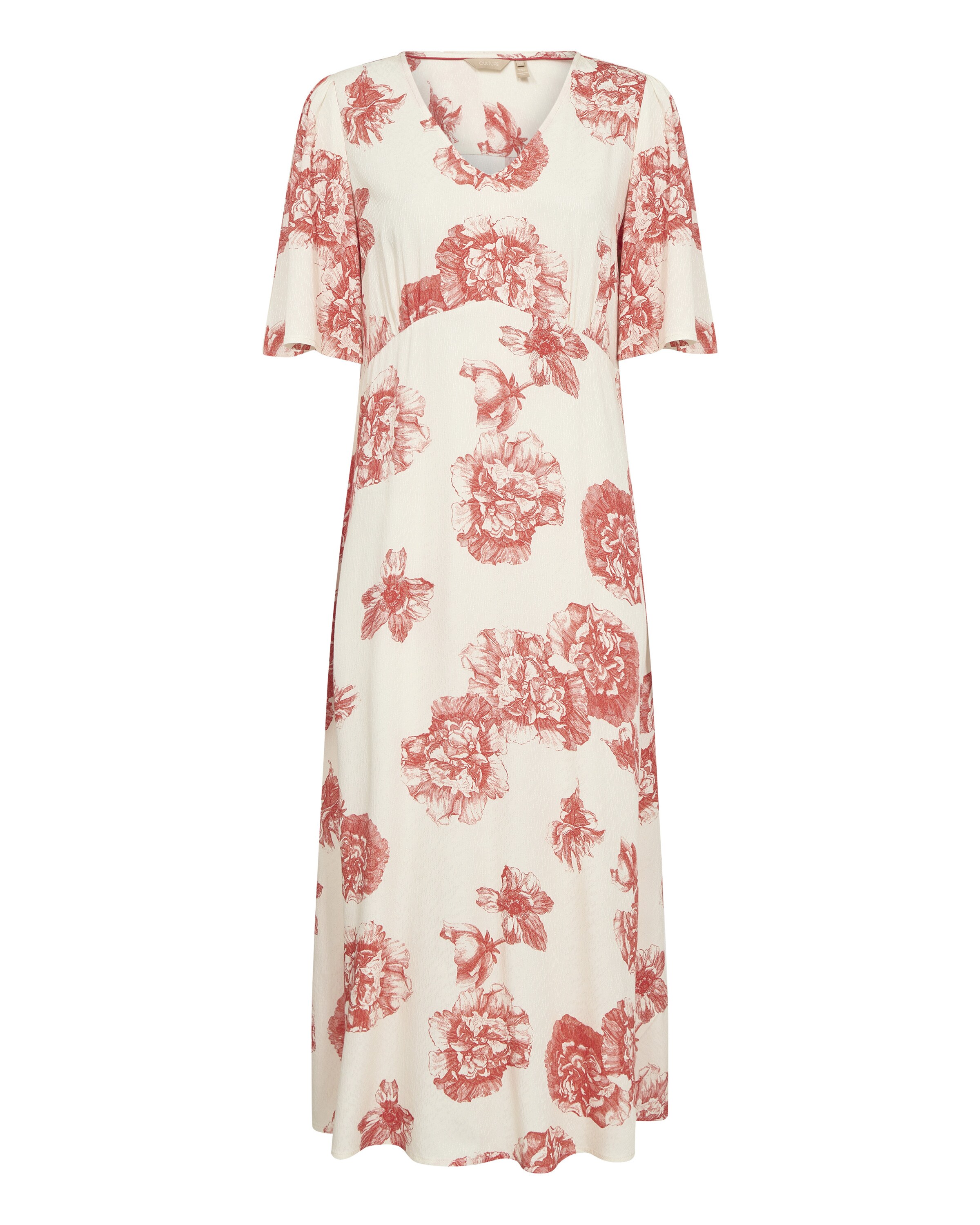 Robe CULTURE en blanc : devant