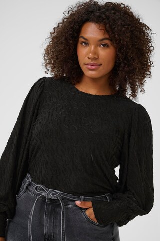 Chemisier 'Zarina' KAFFE CURVE en noir