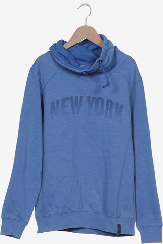 TOM TAILOR DENIM Sweatshirt & Zip-Up Hoodie in M in Blue: front