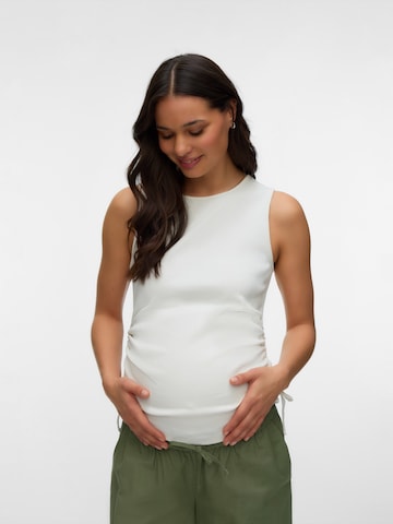 Vero Moda Maternity Τοπ 'VMMKENNEDY' σε λευκό: μπροστά