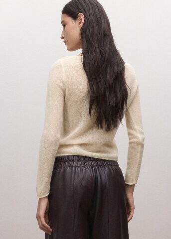 MANGO Sweater 'Sacalo' in Beige