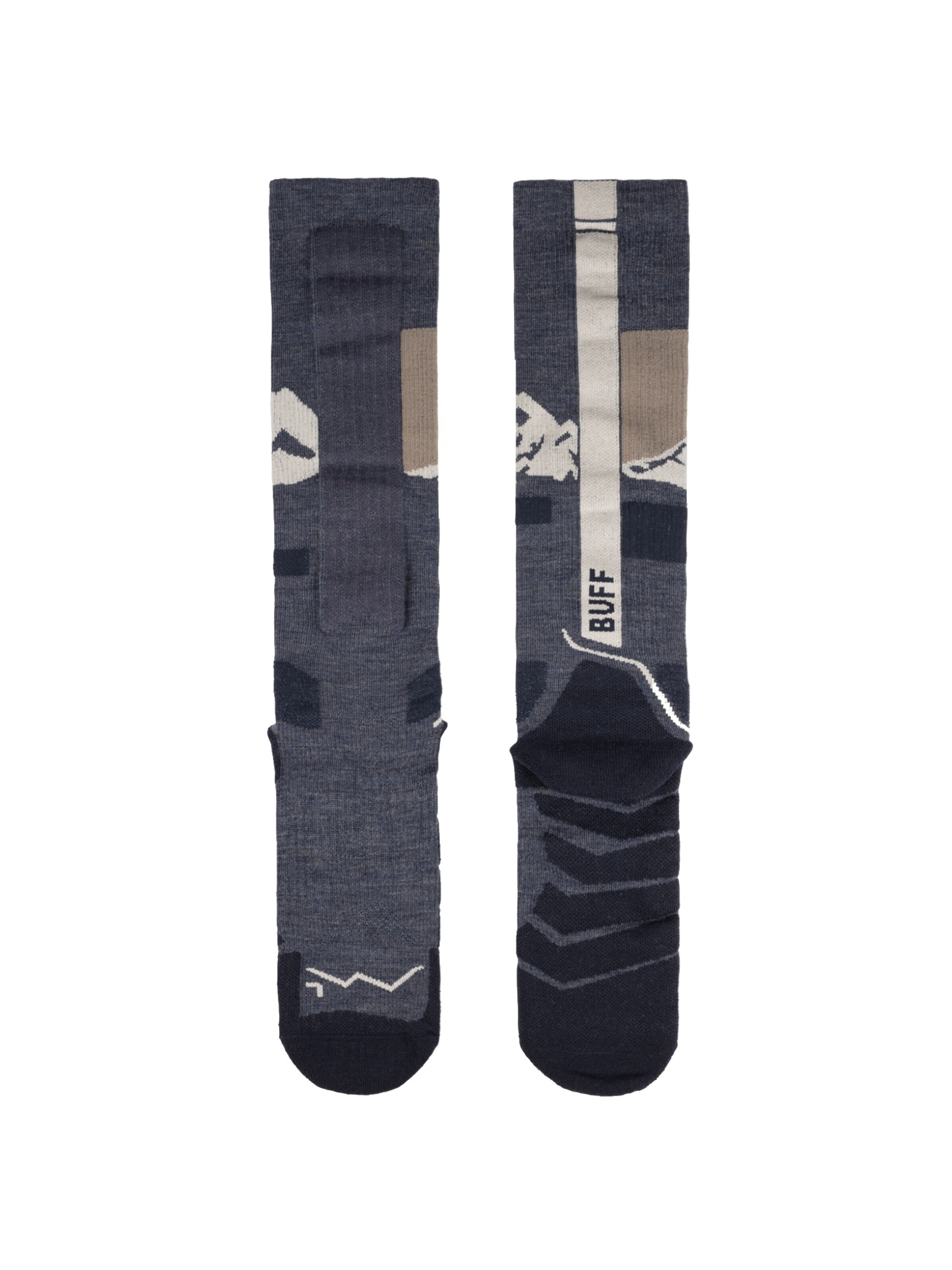 BUFF Socken 'BUFF Merino Heavyweight Over The Calf Socks'‌‌‌ in Blau