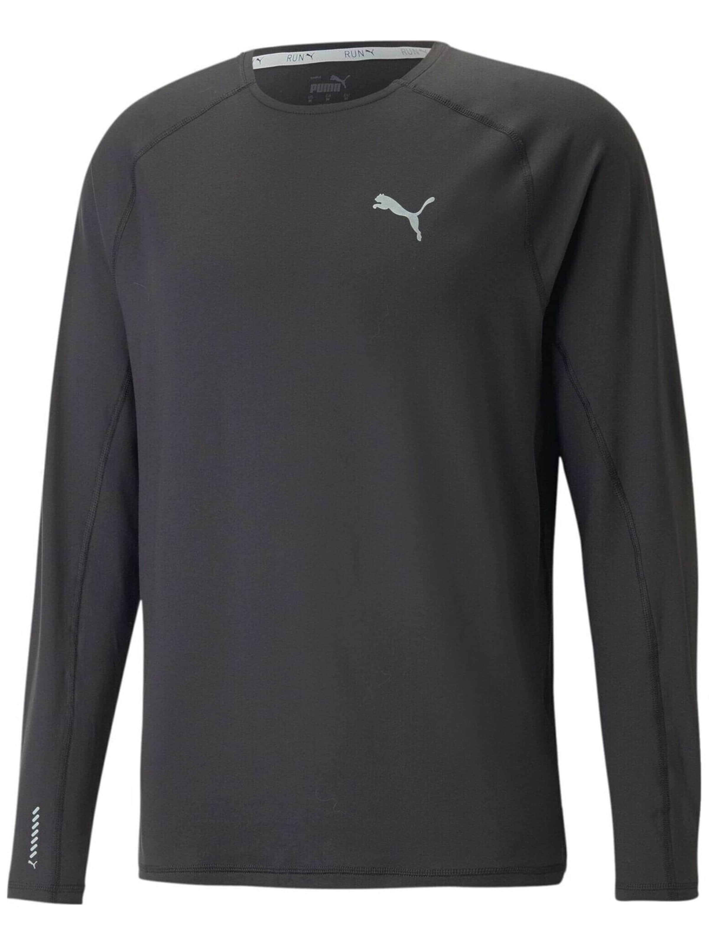 Maglietta 'Run Cloudspun Ls Tee' in XL PUMA di colore nero, Visualizzazione prodotti