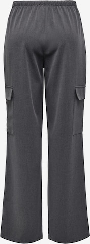 ONLY Wide leg Cargo Pants 'VERENA' in Grey