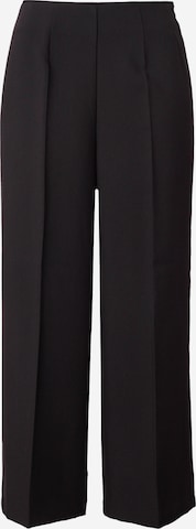 juoda VERO MODA Plačios klešnės Klostuotos kelnės 'KAELYN': priekis