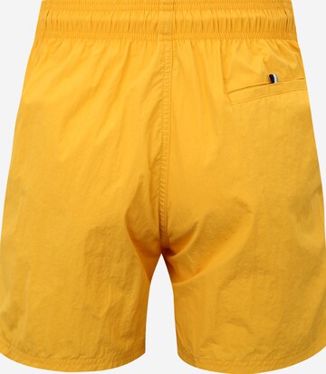 BOSS Black Board Shorts 'Octopus' in Yellow