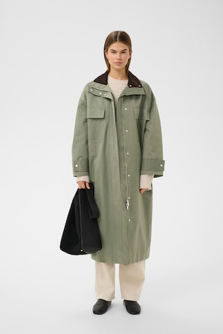 InWear Between-seasons coat 'GRACELYNN' in Green: front