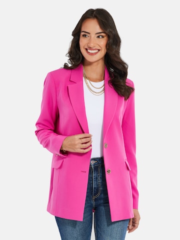 Blazer 'Santa Monica' di Threadbare in rosa: frontale