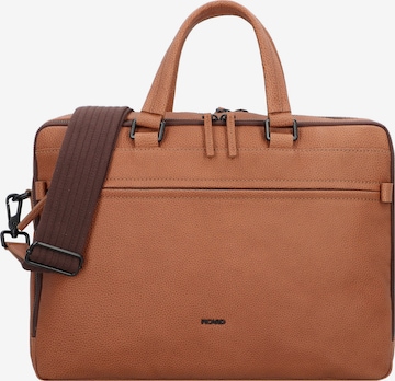 Picard Document Bag 'Casual' in Brown: front
